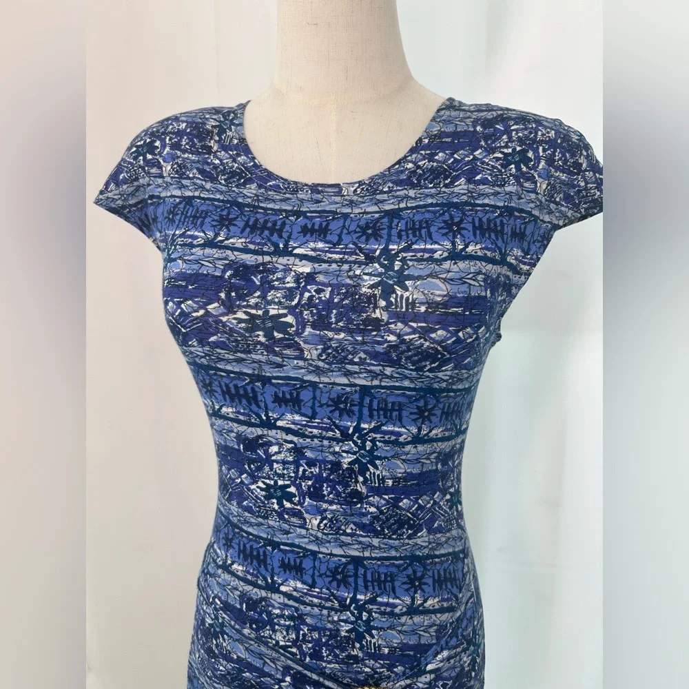 VTG 80s WINDSONG CALIFORNIA Belted Mini Dress